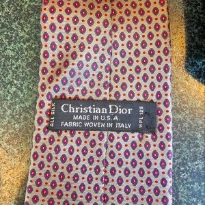 Christian Dior Patterned Tie